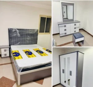 غرفة نوم نفر مودرن رمادي